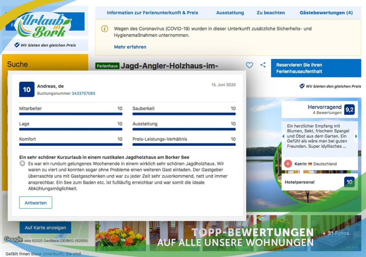 Jagd-Angler-Suite-03-Im-Wald-Am-See Kyritz Dış mekan fotoğraf